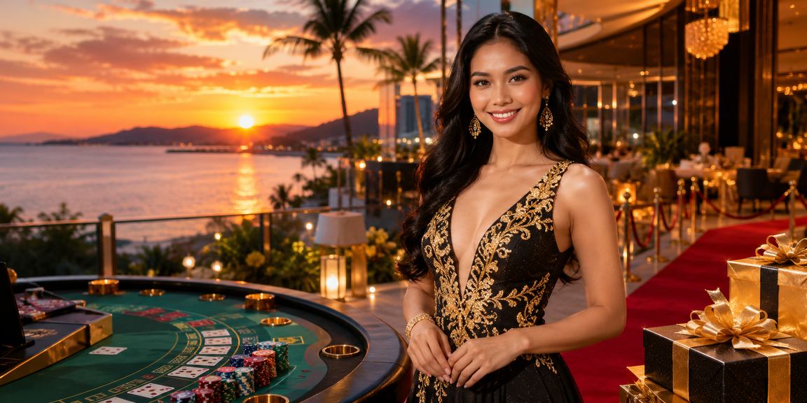 Suasana permainan Baccarat gaya Melayu di Kota Kinabalu bersama y15